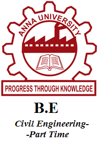 B.E Civil Engineering-Part Time